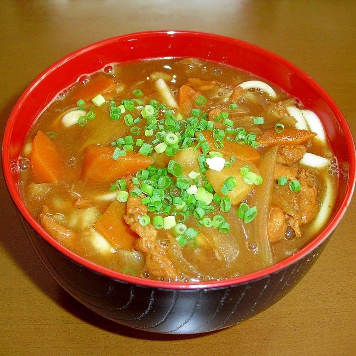 1人ランチに♪我が家の“カレーうどん”